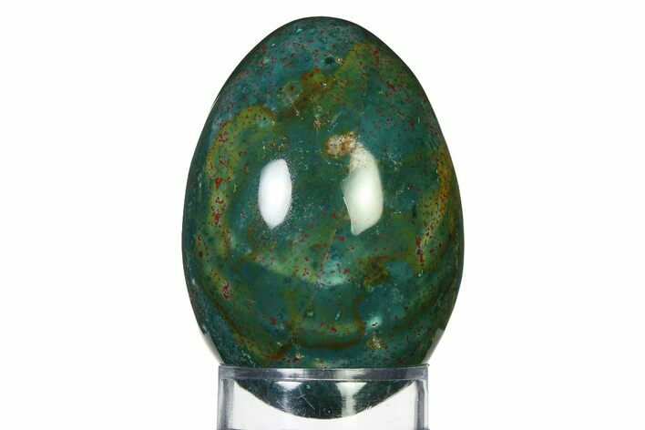Polished Colorful Fancy Jasper Egg - India #322345